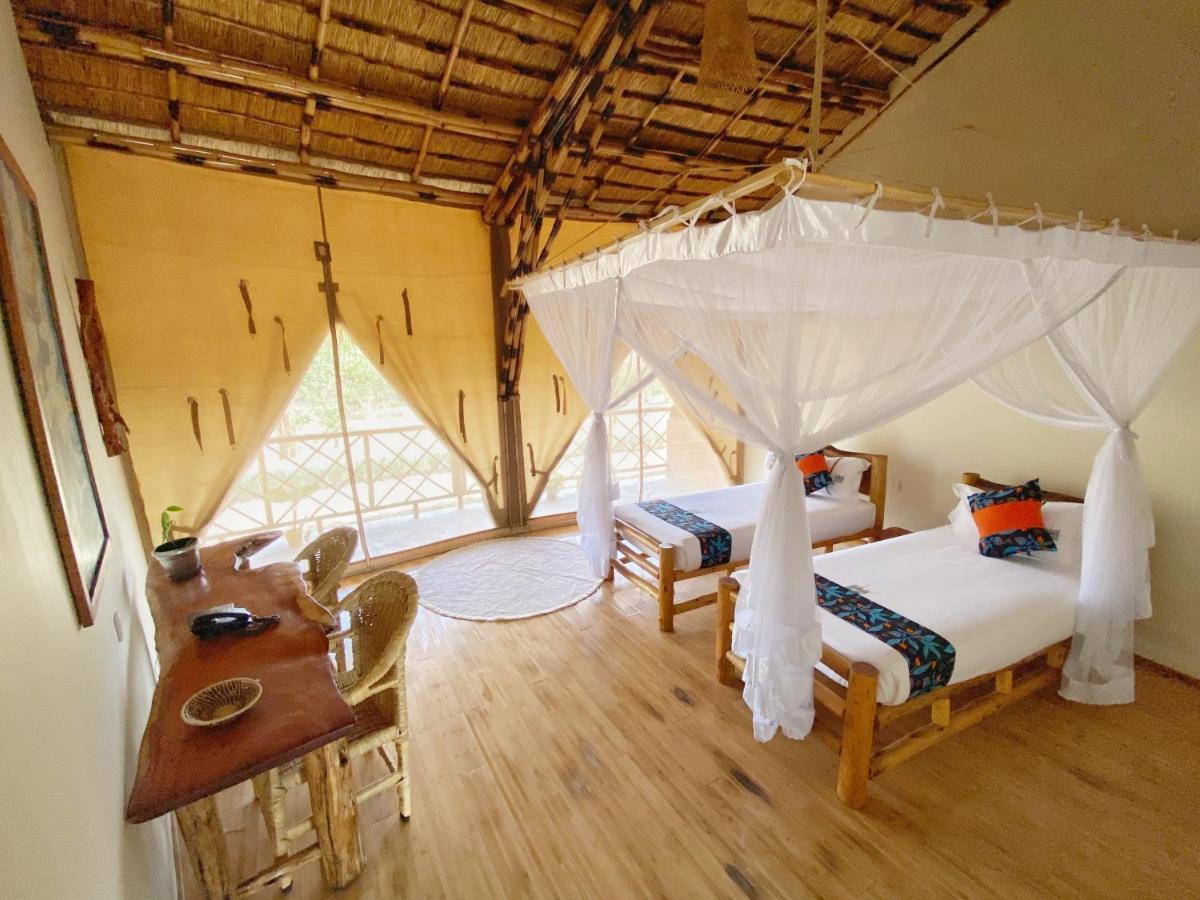 Murchison Falls Bamboo Village Paraa المظهر الخارجي الصورة