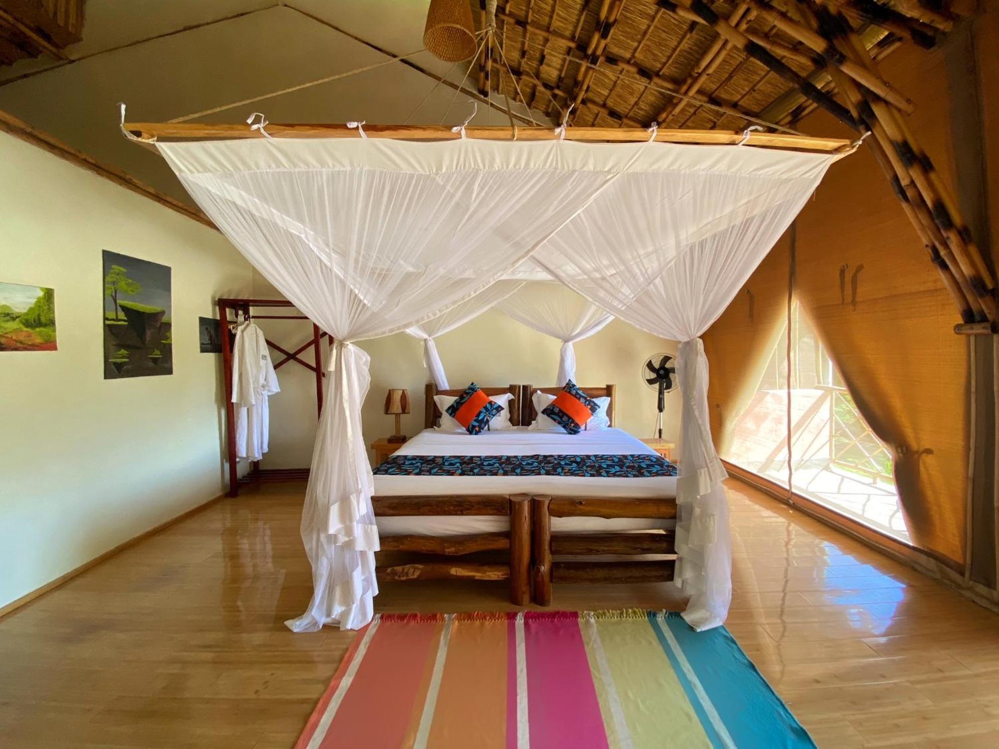 Murchison Falls Bamboo Village Paraa المظهر الخارجي الصورة